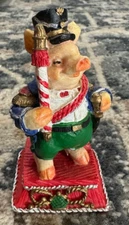 ARTMARK PIG BAND LEADER 3.75 TALL FIGURINE EUC VINTAGE