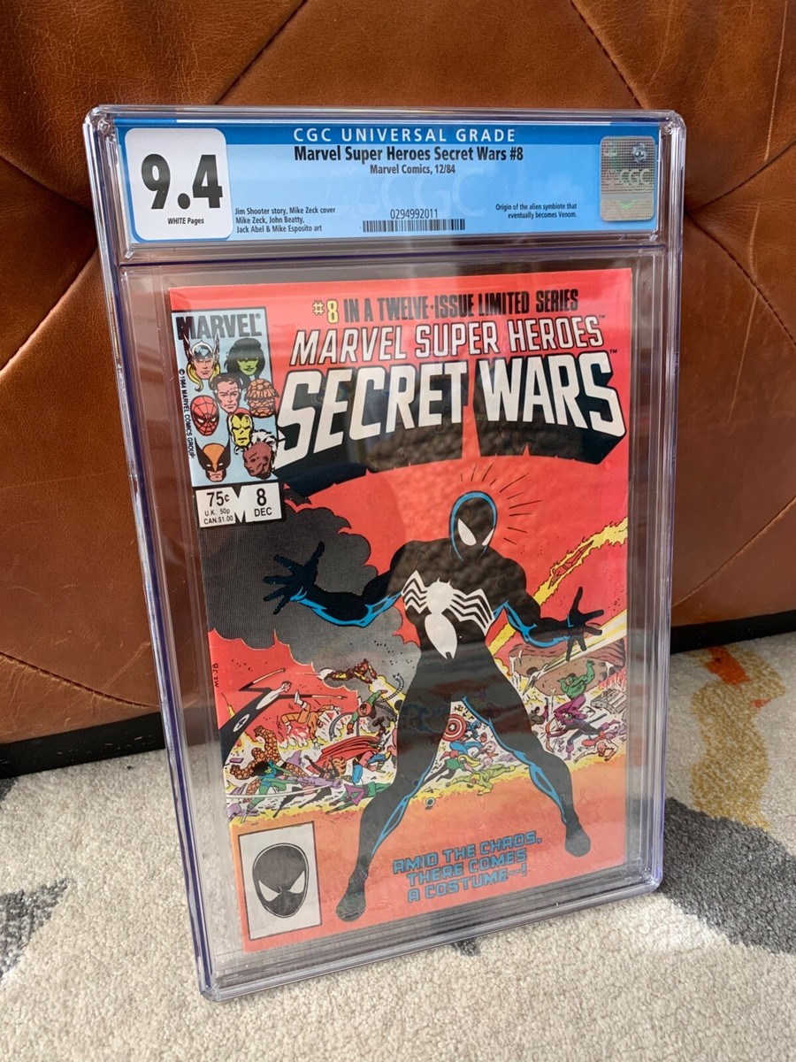 MARVEL SUPER HEROES SECRET WARS #8 (ORIGIN ALIEN SYMBIOTE) CGC 9.4