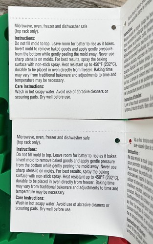 4 moldes de silicona para hornear/dulces/hielo árbol/caña/corona de Navidad++ NUEVO - Imagen 5 de 20