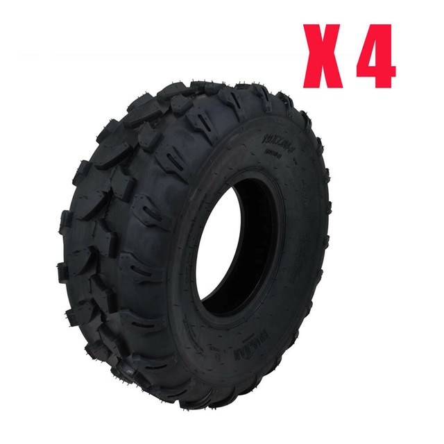 Tyre Tire Balls Quad ATV 8 Wide Front ATV QUAD BIKE WHEELS & TYRES x4 FRONT