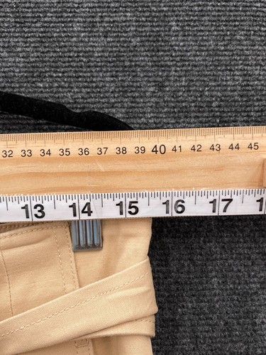 Seed Heritage Midi Skirt Size 12 Caramel Twill Tie Belted Pleated Pockets - Picture 4 of 11