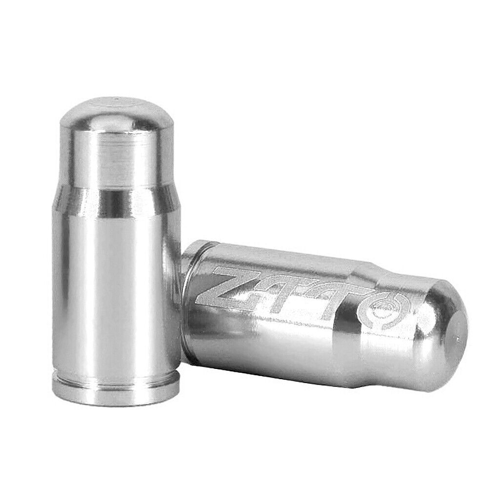 2x Bike Tube Aluminum Valve Caps MTB Road Bicycle Presta Tire Dust Cover ZTTO