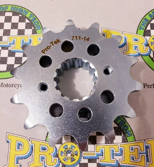 Piñón delantero Pro-tek Ducati 525 paso 14T 15T 1999 2000 2001 2002 PLC 996 Foto 2 de 4