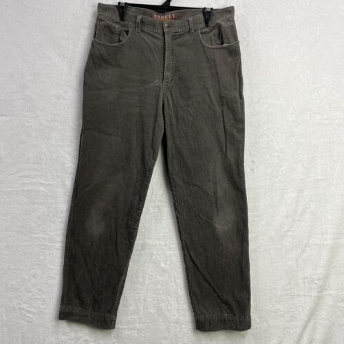 Street Jeans Mens Corduroy Pants W36 Regular Straight 34x29 - Picture 3 of 11