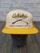 Vintage Cabela's Hunting Outfitter Mesh Adjustable Snapback Trucker Hat