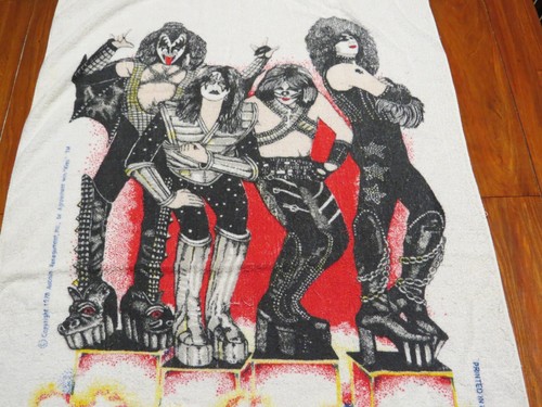 KISS TOWEL 1977 OFFICIAL AUCOIN BEAUTIFUL! - Bild 5 von 15