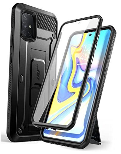 for Samsung Galaxy A71 5G Case [Not for A71 5G UW Verizon], [Built-in Black