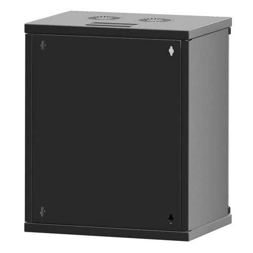 Armoire réseau 19" armoire serveur 19 pouces 12U boîtier mural rack serveur noir - Photo 5/10