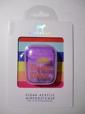 Dabney Lee Airpods VACAY VIBES Case For 1st & 2nd Generation Purple