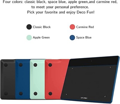 graphic tablet drawing pad with digital pen