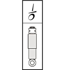 x2 Stk Stoßdämpfer Vorderachse Gasdruck Für HYUNDAI H-1 Cargo Starex 543104A500