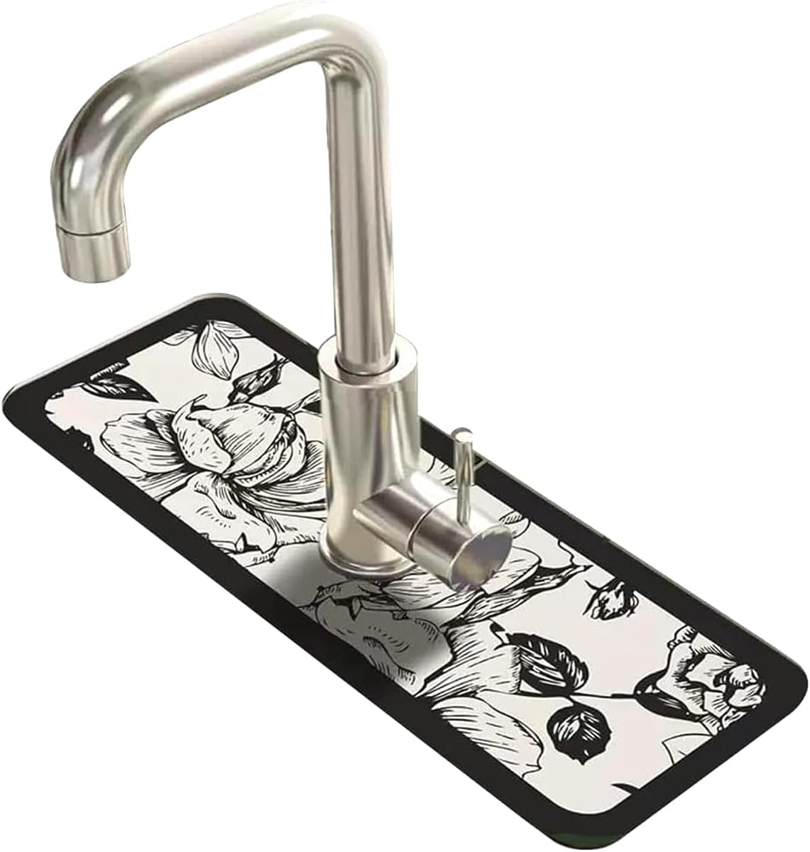 2PC Super Absorbent Fast Drying Kitchen Sink Splash Guard Mat
