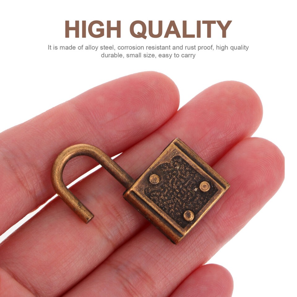 10 Pcs Vintage Suitcase Lock Padlock Antique Padlocks eBay