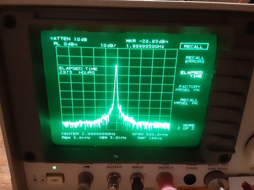 Agilent 8565E 50 GHz Spectrum analyzer Less than 3000 hours of use. 2.4 mm male - Picture 1 of 11