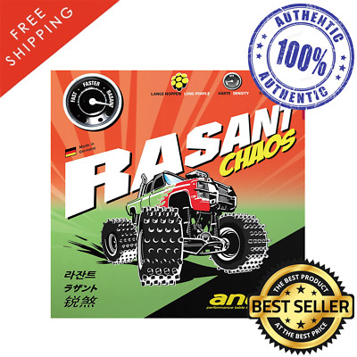 Andro Rasant Chaos Table Tennis and Ping Pong Rubber, Choose Color and Thickness