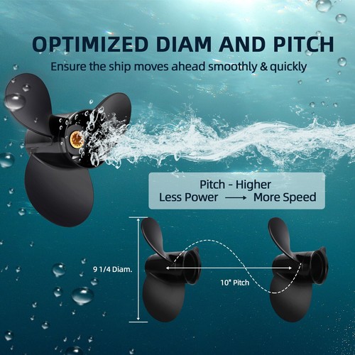13 Tooth Prop 9 1/4x11 Boat Propeller fit BRP JOHNSON Evinrude Engines NO.778773 - Bild 9 von 9