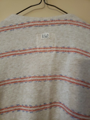BILLABONG OPEN FRONT WOMEN'S CARDIGAN Size Medium. Pockets. Free shipping - Picture 3 of 7