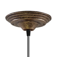 Single Outlet Round Shape Ceiling Rose Pendent Light Fixture 140mm x 40mm