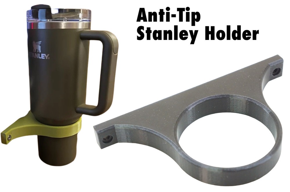 Cup Holder for Stanley Tumbler 40oz & 30oz Screw In Mount For Desk or Vehicle