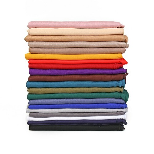 Fashion Women's Stretch Jersey Hijab Scarf Soft Breathable Scarves Wrap 170*60cm - 第 3/32 張圖片