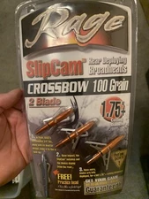 Rage 1.75 Inch Crossbow Broadheads   3 Pack FREE SHIPPING