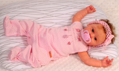 Strampler Baby 56 62 68 74 80 86 Einteiler Rosa 