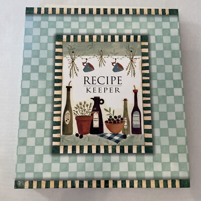New Seasons Deluxe Recipe Binder ''Recipe Keeper'' Magnets Note Pad Recipe Folders