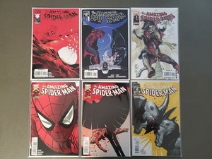 Lot-of-6-Amazing-Spider-Man-620-625-Morbius-Rhino-Vulture-Mysterio-Marvel-VF-NM