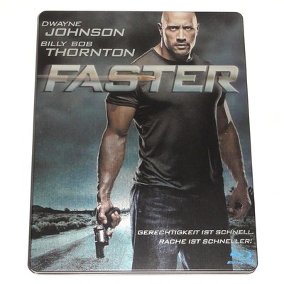 Faster # Blu-Ray Steelbook # Uncut FSK18 # mit Dwayne Johnson # Sammlerzustand