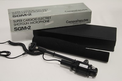 NEW Comprehensive SGM-2 Super Cardioid Electret Shotgun Microphone +Case Org Box
