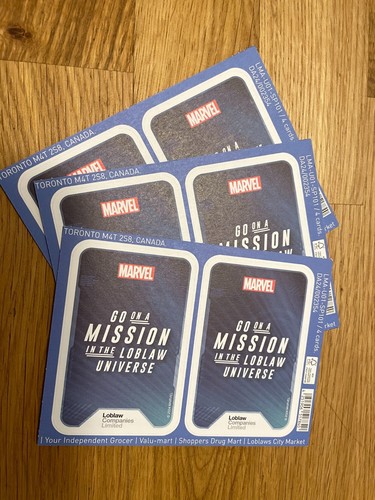 20 Loblaws Marvel Cards Captain America Collector Hulk Groot Cosmo + 3 unopened - Picture 2 of 2