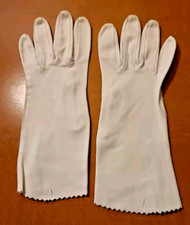 Vintage Van Raalte Ladies Dress Gloves White Small