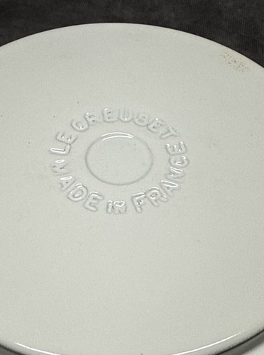 Vintage Le Creuset Gourmand Fondue Set White Enamel Cast Iron New Open Box - Picture 6 of 17