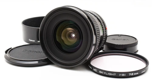 [ TOP MINT W/ Hood ] Canon New FD NFD 20mm f2.8 MF Wide Angle Lens JAPAN 2340443