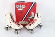 Vtg 70s Roller Derby Street King Youth Kids Size 4 Outdoor Shoe Roller Skates