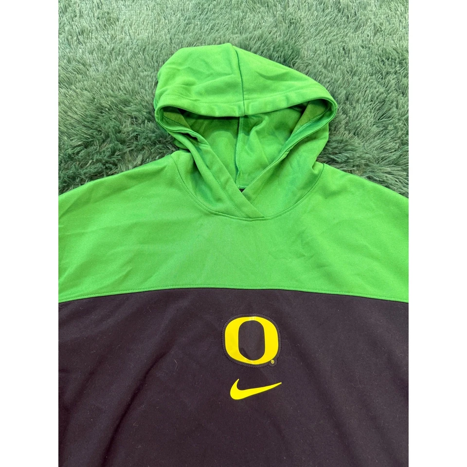 Nike University of Oregon зеленый | черный 2XL пуловер толстовка - Изображение 2 из 4