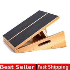 Professional Wooden Slant Board, Adjustable Incline Board, and Calf Stretcher...