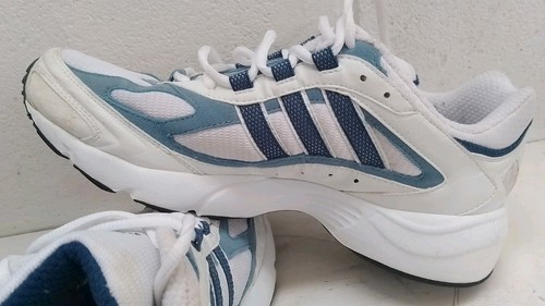 Rare scarpe da corsa vintage Adidas Poseidon bianche 2001 uomo UK 9 - Foto 4 di 9