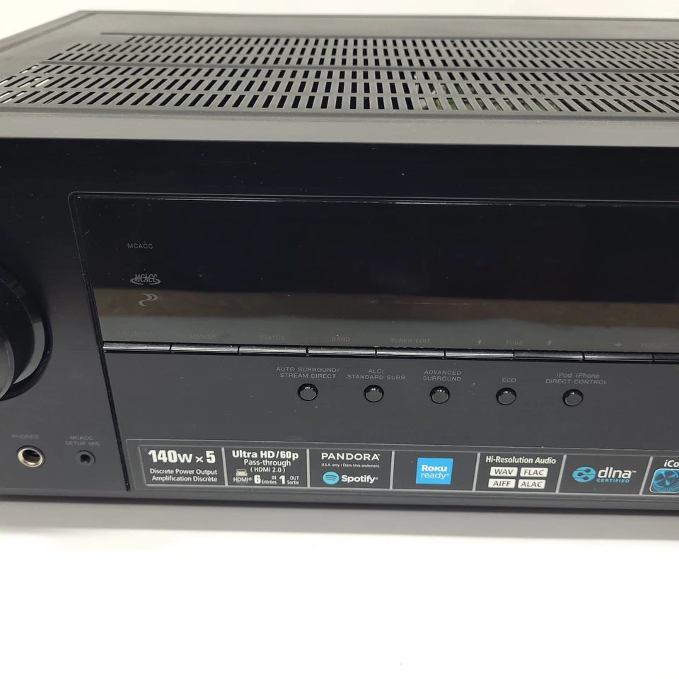 Pioneer Receiver VSX-824 5.2 Channel Surround Sound Home Theater HDMI Tested - Image 4 of 4