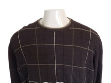 Men's Brown Dockers Crewneck Sweater. Size XL. 100 Acrylic. Long Sleeve.