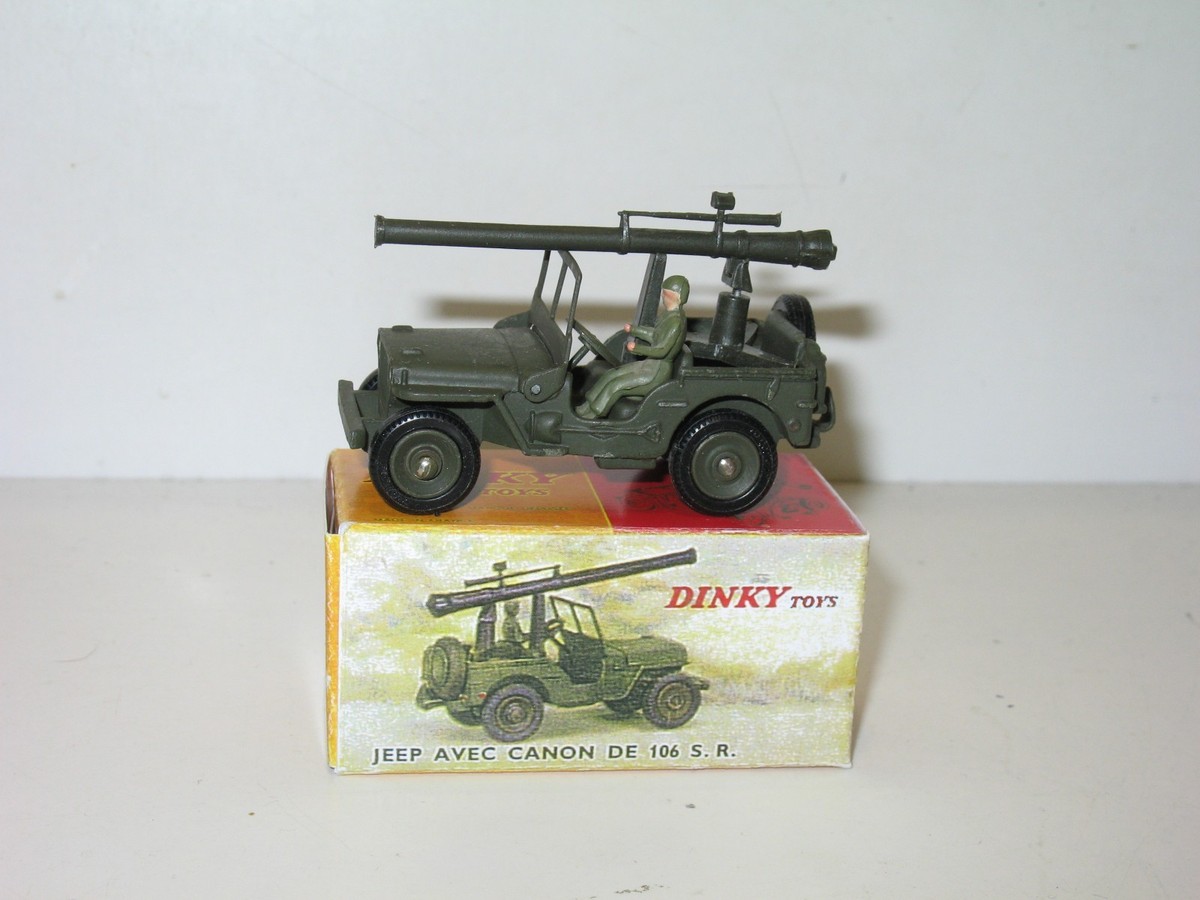 Dinky Toys Jeep Avec Canon 106 SR - Neuve En Boîte D'origine