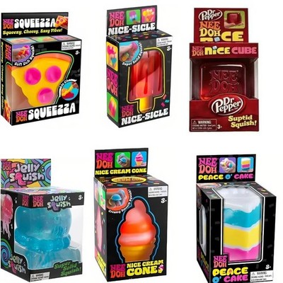 Schylling NeeDoh Nice Cube Stress Relief Squishy Fidget Toy ADHD Sensory