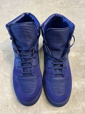 Balenciaga Cotes Pleated Blue/ Purple Men’s High Top Sneakers Size 42