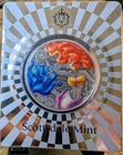 2025 Samoa Mermaid & Pearl 1 oz .999 Silver Antique Colorized Coin Certi-Lock