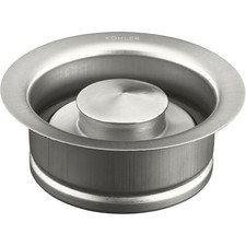 KOHLER K-11352-BS Disposal Flange with Stopper, Depris Buildup Prevention