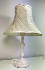 Elegant Laura Ashley Rococo Style Table Lamp, with L.A Pleated Shade 40cm Tall
