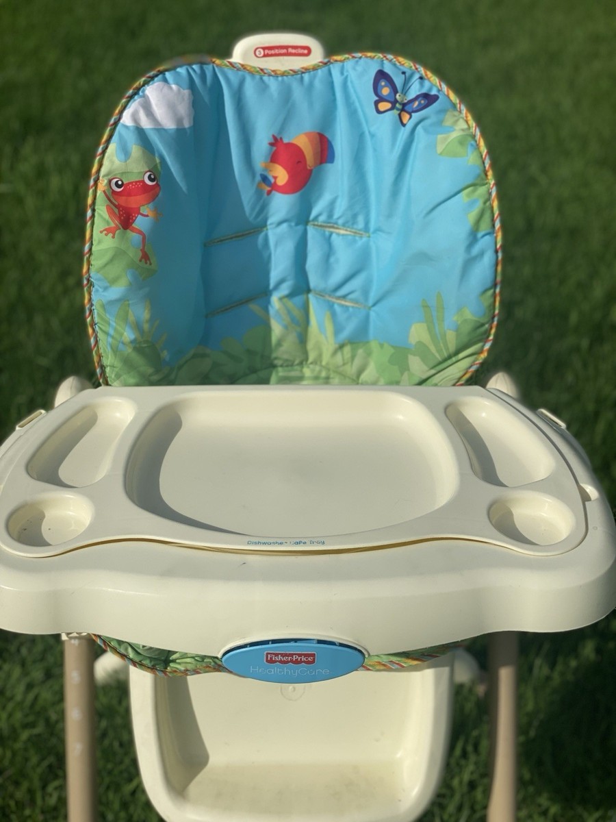 Vintage Y2K Fisher Price Rainforest Baby Highchair High Chair Rare
