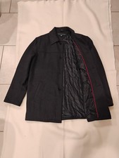Tommy Hilfiger Dark Grey  Wool Blend Button L...