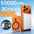 50000mAh MagSafe Power Bank PD 22.5W Wireless Fast Charging Portable Battery