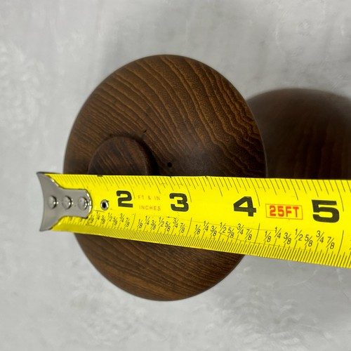 MCM Dansk IHQ Jens Quistgaard Teak Wood UFO Salt Shaker Pepper Mill Grinder - Picture 5 of 15